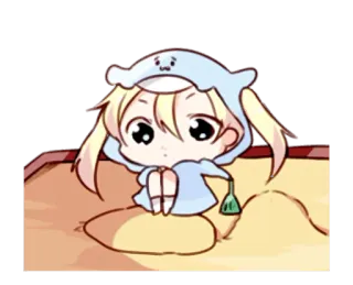 😯 ちび, アニメ, 可愛い, かわいい, 漫画, イラスト, ステッカー telegram sticker