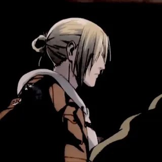 🧺 Annie Leonhart Attack on Titan Anime, Garota, Loira, Rabo de cavalo, Ataque dos Titãs, Annie, Leonhart telegram sticker