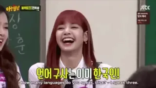 😂 Lisa 상훈
로
ttc
언어 구사는 이미 한국인!
How many languages do you speak, Lisa? - I speak three. Coréen, Langues, Lisa, Blackpink, Émission coréenne whatsapp sticker