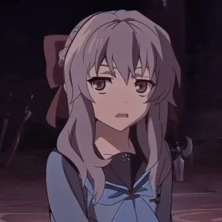 ☹️ anime, girl, character telegram sticker