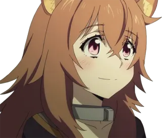 😊 Raphtalia The Rising of the Shield Hero Anime, Ragazza, Sorriso, Raphtalia, Rising of the Shield Hero, Tanuki telegram sticker