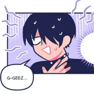 🔗 G-GEEZ... anime, manga, cartoon, character, expression telegram sticker
