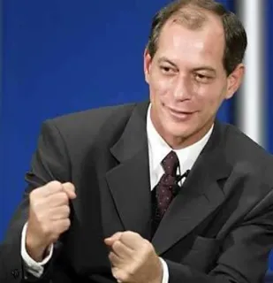 💪 Ciro Gomes politicus, Brazilië, Ciro Gomes, man, pak, politieke figuur telegram sticker