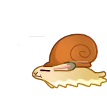 😐 蜗牛, 兔子, 动物, 混合, 搞笑 telegram sticker