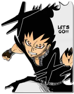 😠 LET'S GO!!!! Anime, Manga, Aksi, Karakter, Shonen telegram sticker