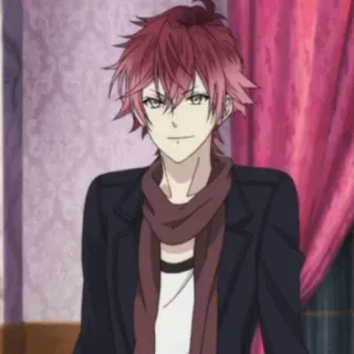 🥀 Ayato Sakamaki Diabolik Lovers Anime, Vampiro, Maschio, Capelli Rossi, Sciarpa, Diabolik Lovers, Ayato Sakamaki telegram sticker
