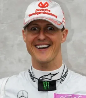 🤪 Michael Schumacher fórmula 1, piloto de carreras, deportes, piloto, automovilismo telegram sticker