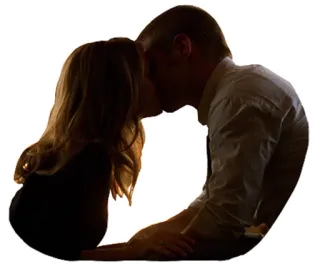 💏 kiss, couple, romance, love, affection whatsapp sticker