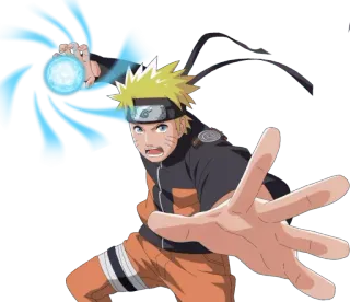 🌀 Naruto Anime, Manga, Naruto Uzumaki, Ninja, Rasengan whatsapp sticker