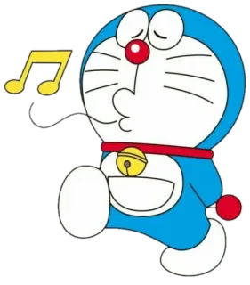 🎵 Doraemon doraemon, desenho animado, personagem, robô, anime whatsapp sticker