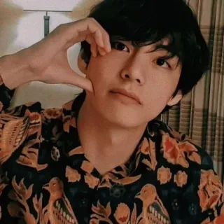 😇 Mann, Porträt, Person, K-Pop, Asiatisch telegram sticker
