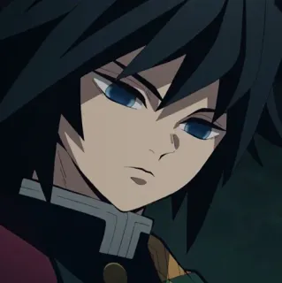🌊 Giyu Tomioka Demon Slayer アニメ, 鬼滅の刃, 冨岡義勇, 漫画, キャラクター whatsapp sticker