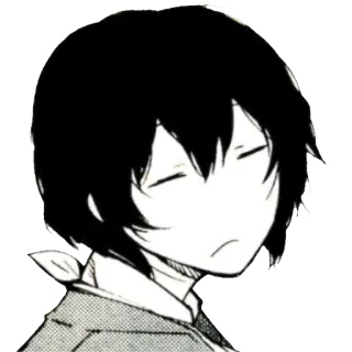 ✨ Oda Sakunosuke Bungou Stray Dogs Oda Sakunosuke, Anime, Manga, Bungou Stray Dogs, Personaje, Retrato telegram sticker