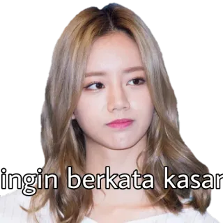 🙃 ingin berkata kasar 女性, 顔, 表情, 韓国 whatsapp sticker