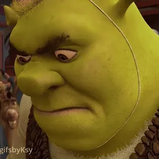 😠 Shrek gifsbyKsy Shrek, Oger, Cartoon, Film, Animation, Charakter, lustig telegram sticker