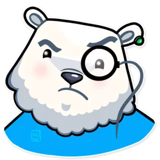 Медвежонок Кубик whatsapp stickers