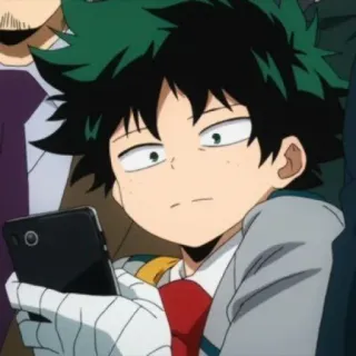 🥦 Izuku Midoriya My Hero Academia Anime, My Hero Academia, Izuku Midoriya, Deku, Manga, Supereroe, Personaggio telegram sticker