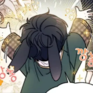 🧸 깕소깕소 Desenho animado, Anime, Coelho, Coelho, Animal, Fofo whatsapp sticker