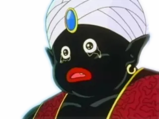 😢 Mr. Popo Dragon Ball mr popo, dragon ball, anime, cartoon, crying telegram sticker