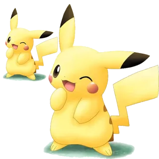 😌 Pikachu Pokemon pikachu, pokemon, desenho animado, anime, amarelo, fofo whatsapp sticker