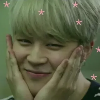 👀 Jimin kpop, จีมิน, bts, ไอดอล, ยิ้ม, น่ารัก, ปลาดาว telegram sticker