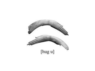 ✉️ [hug u] hug, hands, love, affection, greeting telegram sticker