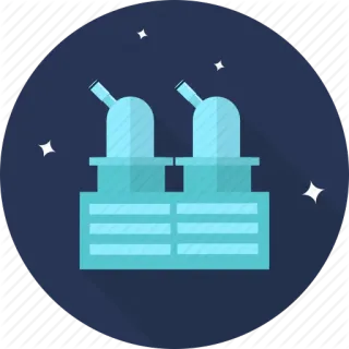 🔮 observatory, telescope, stars, astronomy, science, space telegram sticker