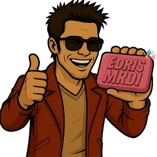 🧼 EDRIS
MRDI การ์ตูน, ผู้ชาย, สบู่, ยกนิ้วโป้ง, ตัวละคร telegram sticker