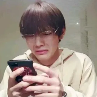 ⚔ crying, sad, upset, distressed, smartphone, expression, emotional telegram sticker