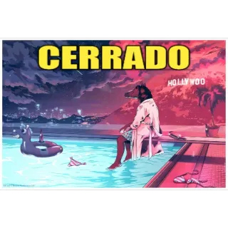 😉 CERRADO Cerrado, Hollywood, piscina, cavalo, relaxamento, pôr do sol whatsapp sticker