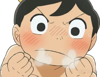 😡 Bojji Ranking of Kings Bojji, Ranking of Kings, animé, en colère, contrarié, frustré telegram sticker