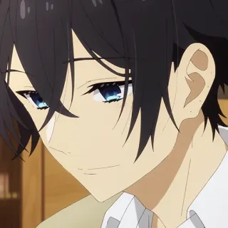 📚 Izumi Miyamura Horimiya anime, manga, horimiya, izumi, miyamura, character, school telegram sticker