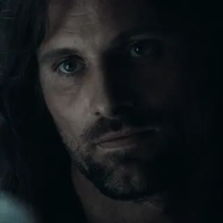 💍 Aragorn Lord of the Rings Aragorn, Senhor dos Anéis, Viggo Mortensen, Filme, Fantasia, Personagem whatsapp sticker
