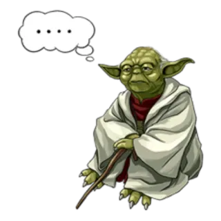 Yoda @StikerDi telegram stickers