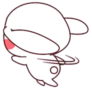 😨 мультфильм, милый, каваий, счастливый, персонаж, иллюстрация telegram sticker