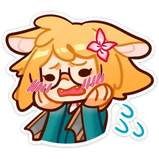 😭 アニメ, かわいい, 可愛い, マンガ, ステッカー, 絵文字 whatsapp sticker