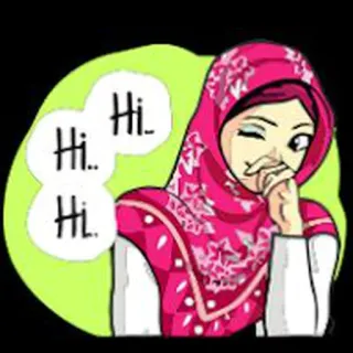 😁 Hi
Hi
Hi женщина, хиджаб, приветствие, дружелюбный, мультфильм, мусульманин, ислам, девушка whatsapp sticker