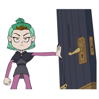😠 Amity Blight The Owl House hoạt hình, phù thủy, truyền hình, bất đồng, phim hoạt hình telegram sticker