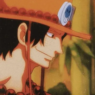 🪐 Portgas D. Ace One Piece anime, one piece, character, pirate, portgas d. ace, fire fist ace telegram sticker