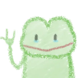 🤟 sapo, fofo, desenho animado, animal, verde, caprichoso, infantil telegram sticker