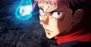 😡 Yuji Itadori Jujutsu Kaisen anime, fight, sorcerer, jujutsu kaisen, manga, magic, supernatural telegram sticker