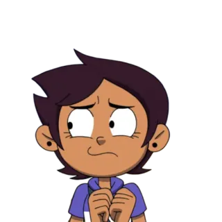 😟 Luz Noceda The Owl House dibujos animados, Disney, búho, casa, personaje telegram sticker