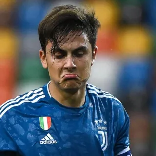 😟 Paulo Dybala sepak bola, sepak bola, atlet, Juventus, Italia, pemain telegram sticker
