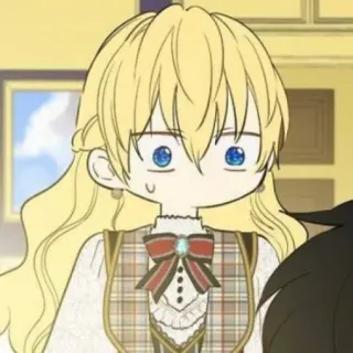 👑 Anime, Manga, Mignon, Fille, Dessin animé telegram sticker
