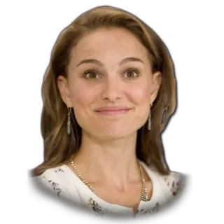 😆 Natalie Portman Natalie Portman, actress, celebrity, face, portrait telegram sticker