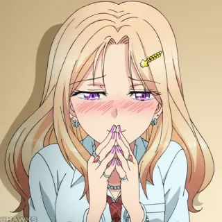 🌡 Marin Kitagawa My Dress-Up Darling 动漫, 可爱, 女孩, 喜多川海梦, 更衣人偶坠入爱河 telegram sticker