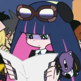 😐 Stocking Anarchy Panty & Stocking with Garterbelt Anime, Garota, Desenho animado, Personagem, Stocking Anarchy, Panty & Stocking with Garterbelt telegram sticker