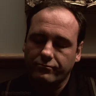 😖 Tony Soprano The Sopranos telegram sticker