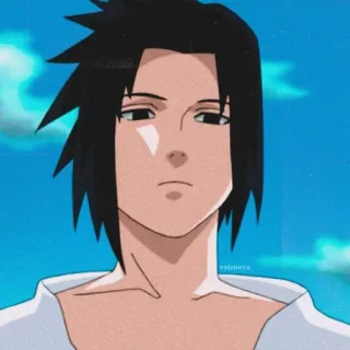 ⛩ Sasuke Naruto anime, sasuke, naruto, character telegram sticker