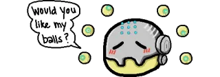 😉 Zenyatta Overwatch Would you like my balls? zenyatta, overwatch, игры, робот, сферы, стикер, видеоигра whatsapp sticker